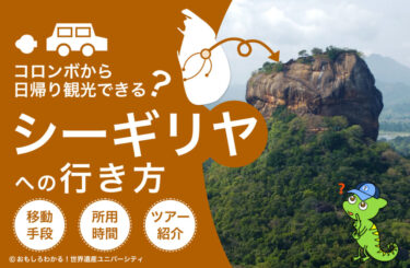 【2025年最新版】コロンボからシーギリヤロックは日帰り観光できる！？ローカルバスでの行き方を紹介！
