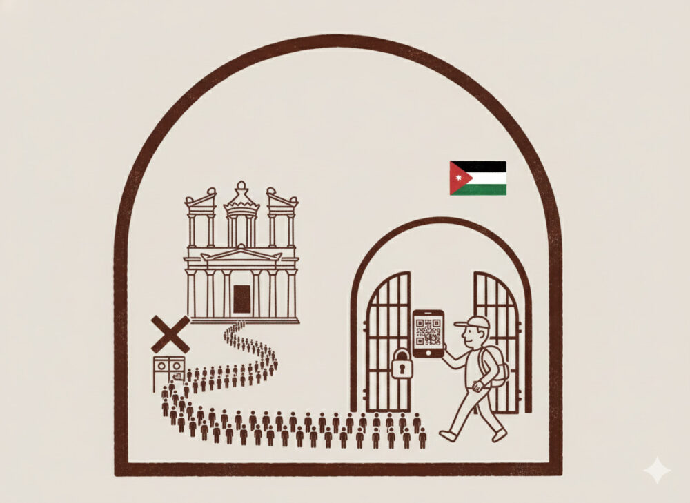 おもしろわかる!世界遺産ユニバーシティ ヨルダンパス チケットの行列を回避