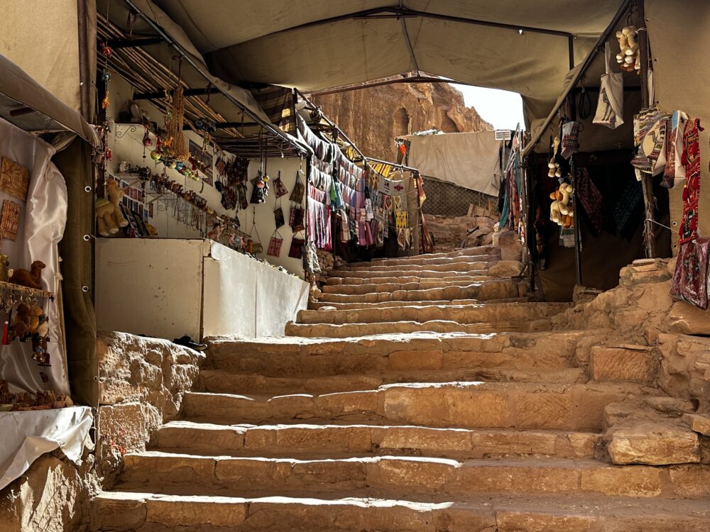 おもしろわかる!世界遺産ユニバーシティ ペトラ遺跡 エド・ディルから900段の階段を下り遺跡中心部へ