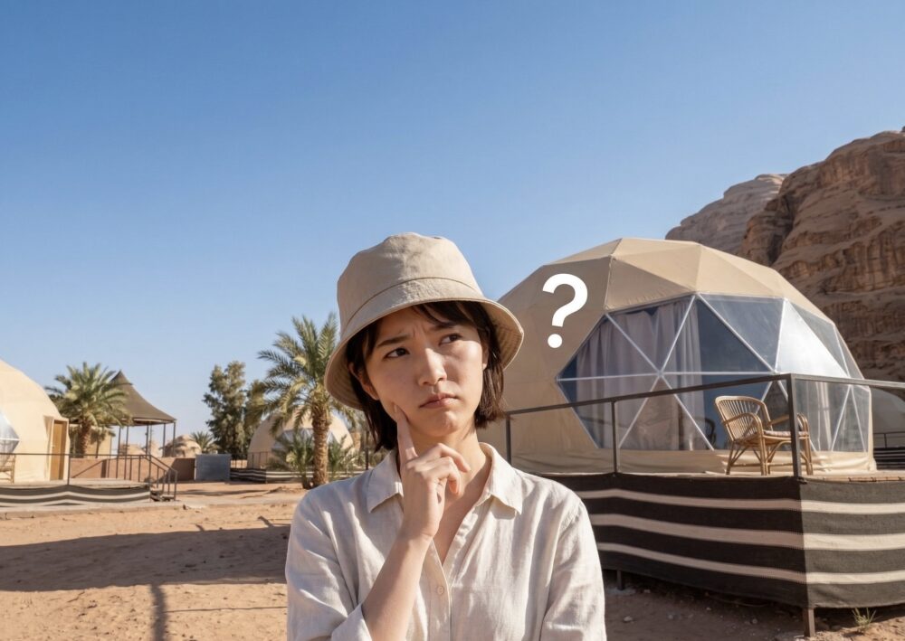 おもしろわかる！世界遺産ユニバーシティ ワディラムのバブルテントとは